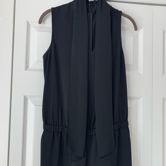 Nordstrom Halogen Black Tie Neck Jumpsuit Size Small - Picture 5 of 8